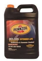 Pennzoil DEX-COOL EXTENDED LIFE Antifreeze AND SUMMER Coolant 50/50 PRedILUTED 3,78. |  071611915311