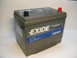    Exide  75 /    630      !