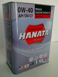 Купить моторное масло Hanata Синтетическое моторное масло GX 0W40, 4 литра, в интернет-магазине в Электрогорске