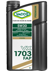 Купить моторное масло Yacco VX 1703, в интернет-магазине в Электрогорске