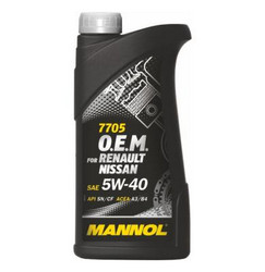    Mannol O.E.M. for Renault Nissan 5W-40,   -  