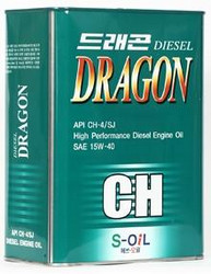 Купить моторное масло Dragon DIESEL CH-4 15W-40", 4л, в интернет-магазине в Электрогорске