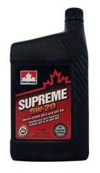    Petro-canada Supreme 5W-20, 1,   -  