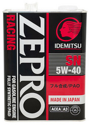    Idemitsu Zepro Racing Sn 5W40 4,   -  