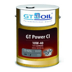 Купить моторное масло Gt oil GT Power CI, 20л, в интернет-магазине в Электрогорске