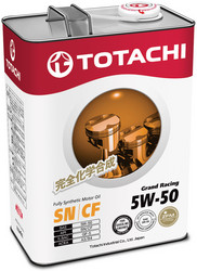 Купить моторное масло Totachi Grand Fuel Fully Synthetic SN/CF 5W-50, 4л, в интернет-магазине в Электрогорске