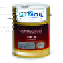 Купить моторное масло Gt oil GT Power CI, 20 л, в интернет-магазине в Электрогорске