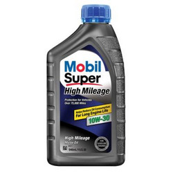    Mobil Super high Mileage 10W-30,   -  