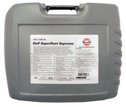    Gulf Superfleet Supreme 10W-40,   -  