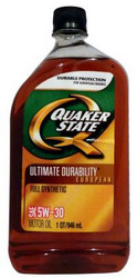    Quaker state Ultimate Durability European Full Synthetic SAE 5W-30 Motor Oil,   -  