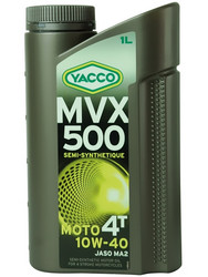 Купить моторное масло Yacco для мотоциклов MVX 500 4T, в интернет-магазине в Электрогорске