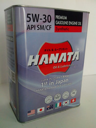 Купить моторное масло Hanata Синтетическое моторное масло GX 5W30, 4 литра, в интернет-магазине в Электрогорске