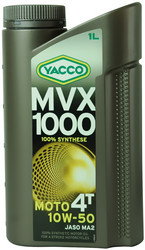 Купить моторное масло Yacco для мотоциклов MVX 1000 4T, в интернет-магазине в Электрогорске