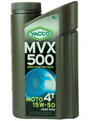 Купить моторное масло Yacco для мотоциклов MVX 500 4T, в интернет-магазине в Электрогорске