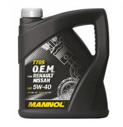    Mannol O.E.M. for Renault Nissan 5W-40,   -  