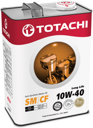 Купить моторное масло Totachi Long Life Semi-Synthetic SM/CF 10W-40, 4л, в интернет-магазине в Электрогорске