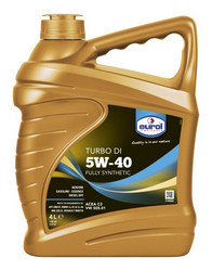 Купить моторное масло Eurol Turbo DI 5W40 SM/CF, 4л (синт.), в интернет-магазине в Электрогорске