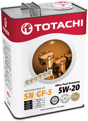 Купить моторное масло Totachi Ultra Fuel Fully Synthetic SN 5W-20, 4л, в интернет-магазине в Электрогорске