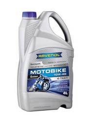    Ravenol Motobike 4-T Ester 10W-40,   -  