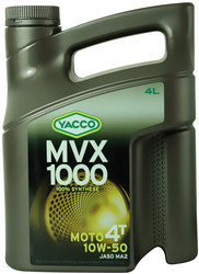 Купить моторное масло Yacco для мотоциклов MVX 1000 4T, в интернет-магазине в Электрогорске